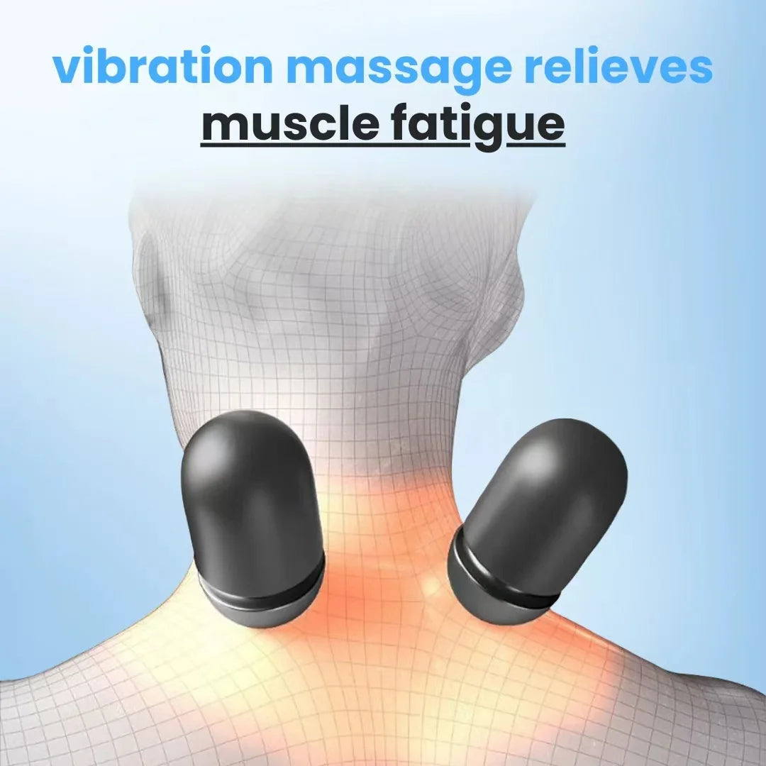 Soothe-3-in-1 Neck Massager Cervical Pillow Hot Compress Vibration Massage Neck Traction Relax Pillow Spine Support Massager